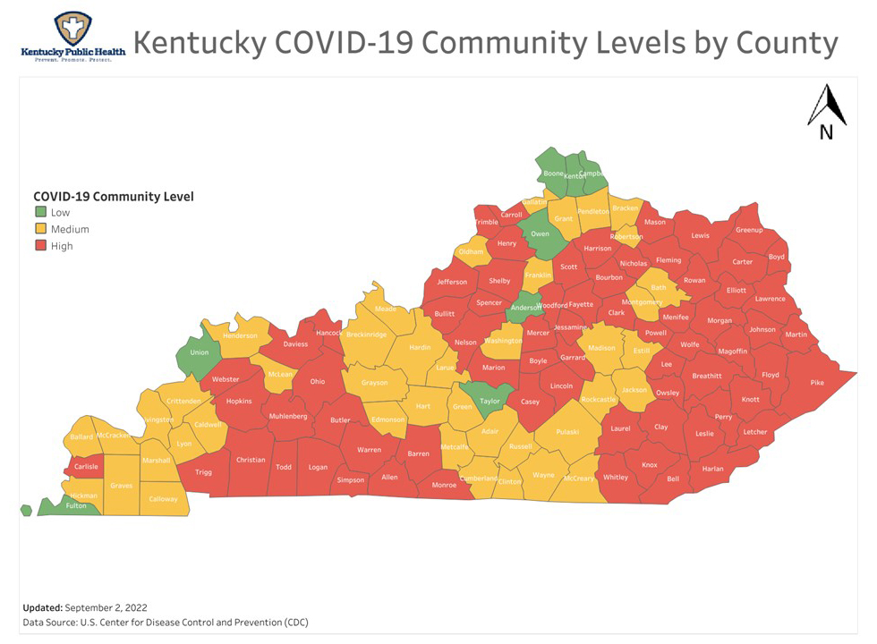 Kentucky Covid numbers hold steady The Interior Journal The